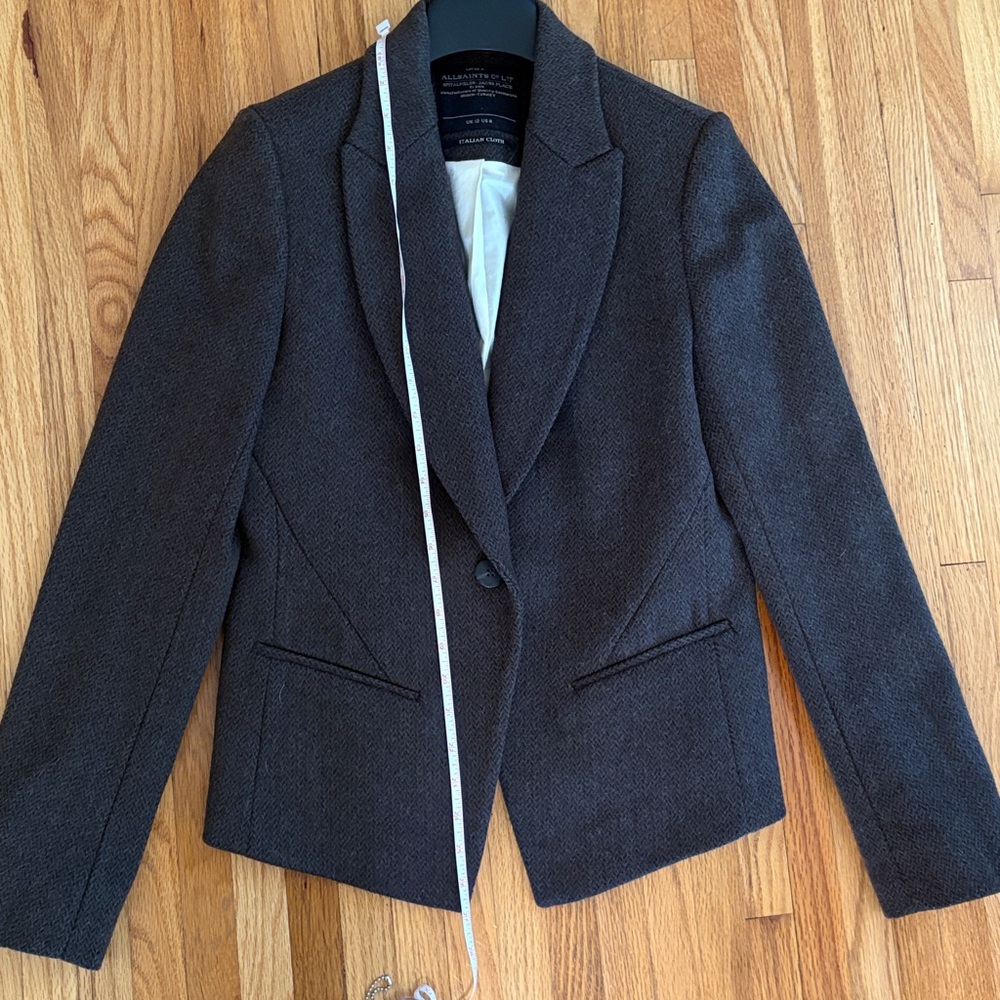 ALLSAINTS “Canonbury Jacket” Wool-blend Blazer - sz US 8 - Picture 11 of 11